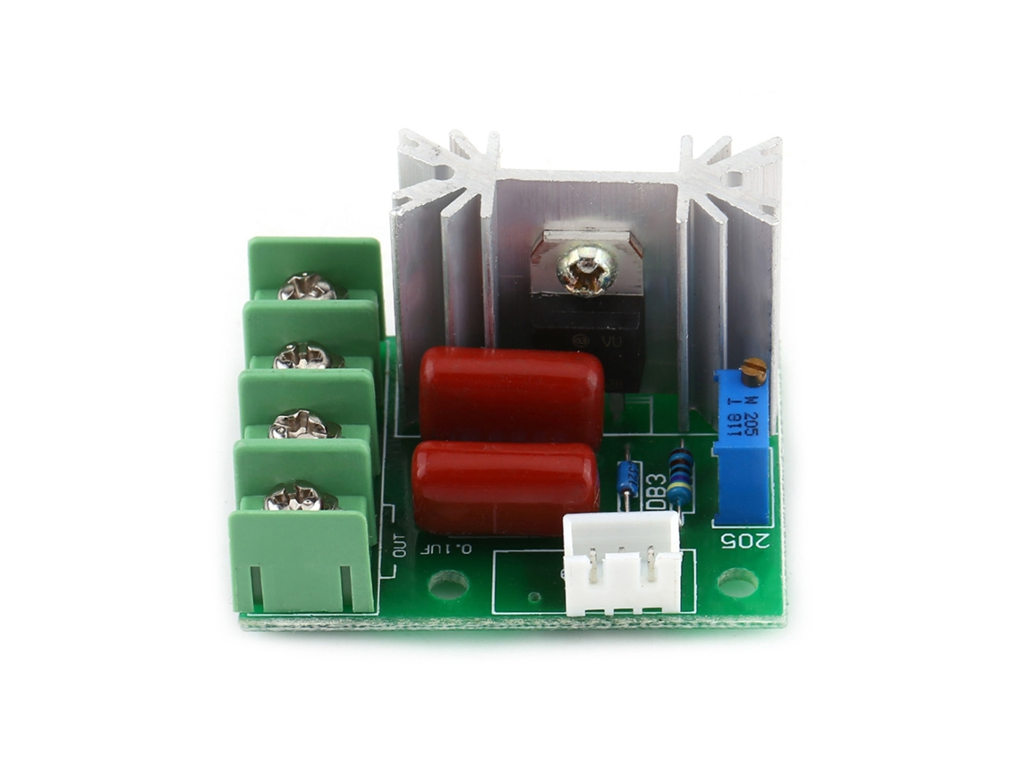 Regulador elétrico SCR 2000W 50/220V para controle de temperatura, velocidade e brilho