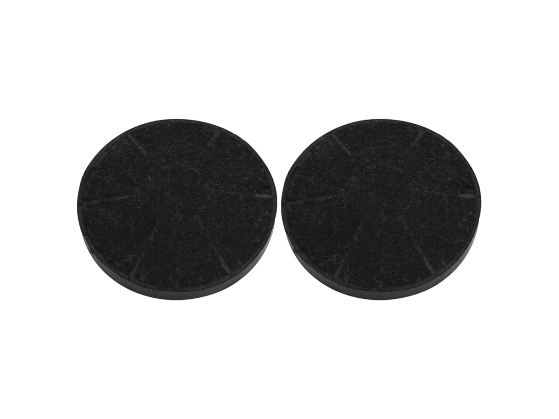 Vidaxl Filtros De Carvão Vegetal Para Exaustores 2 Pcs 105x21 Mm