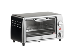 Forno Elétrico de Bancada BTFORUS 10l 750w com temperatura até 230°C, timer 60 min, prata