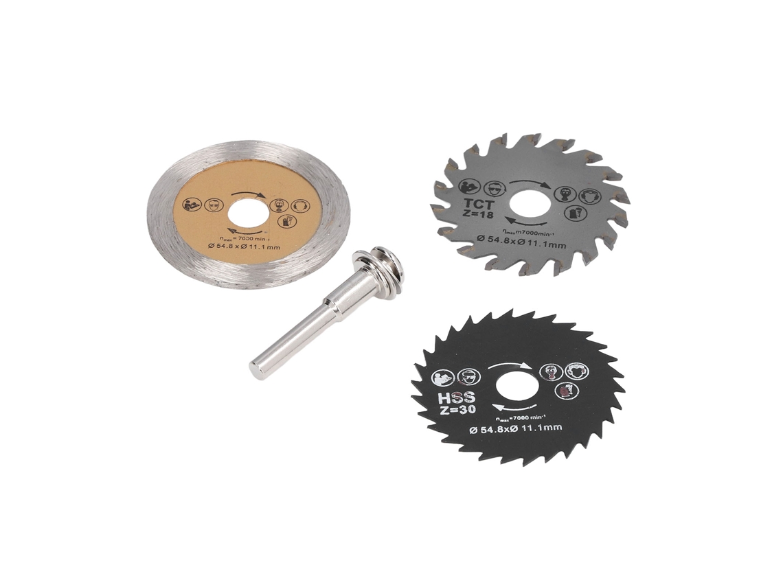 Laxiscreed Serra Circular Pequena Para Madeira, Cortes Precisos A 7000 Rpm
