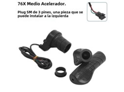 Lurelia Acelerador Para Bicicleta Elétrica 36v, 48v, 72v Impermeável E Recarregável