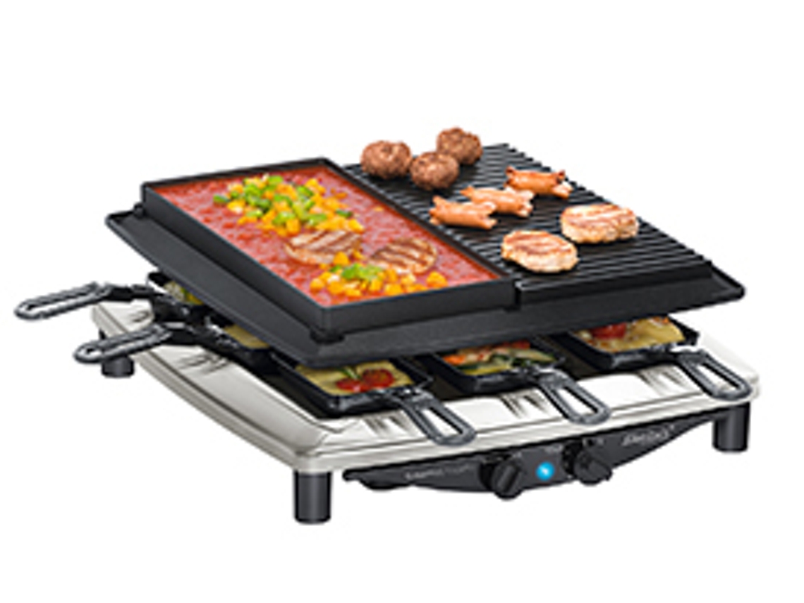 Grelhador Raclette STEBA RC 4 Plus Deluxe Chrome
