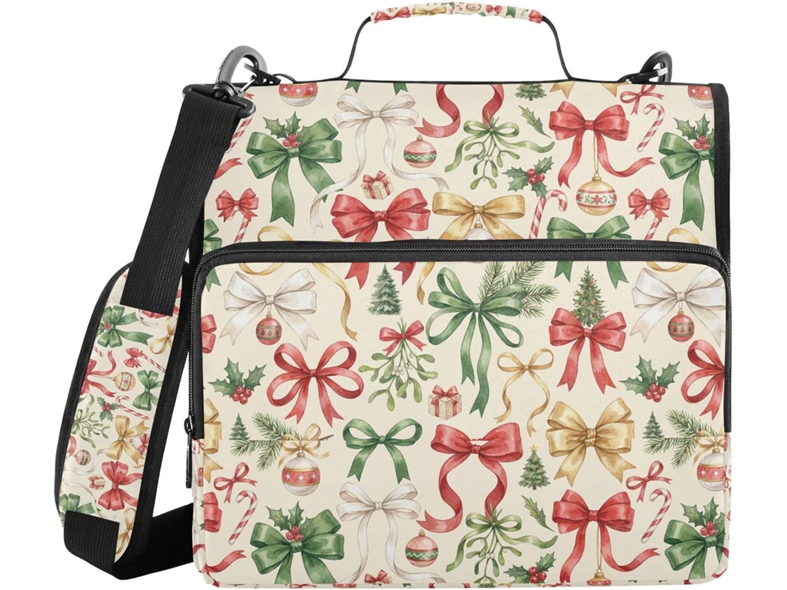 Massa Resistente Natalina Feita, Alça De Ombro E Mão, Fácil De Transportar, 3,8cm 1,5 Polegadas, Bolsa