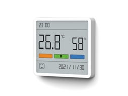 Mali termômetro Umidímetro Digital Th1 com Tela Lcd, Relógio e Sensor para Casa, Quarto e Ambientes Internos