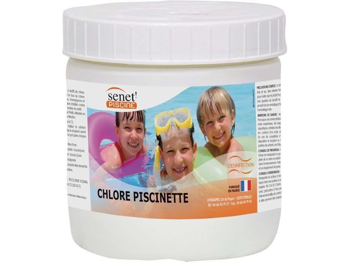Cloro De Piscina Acima Do Solo 500g Senet