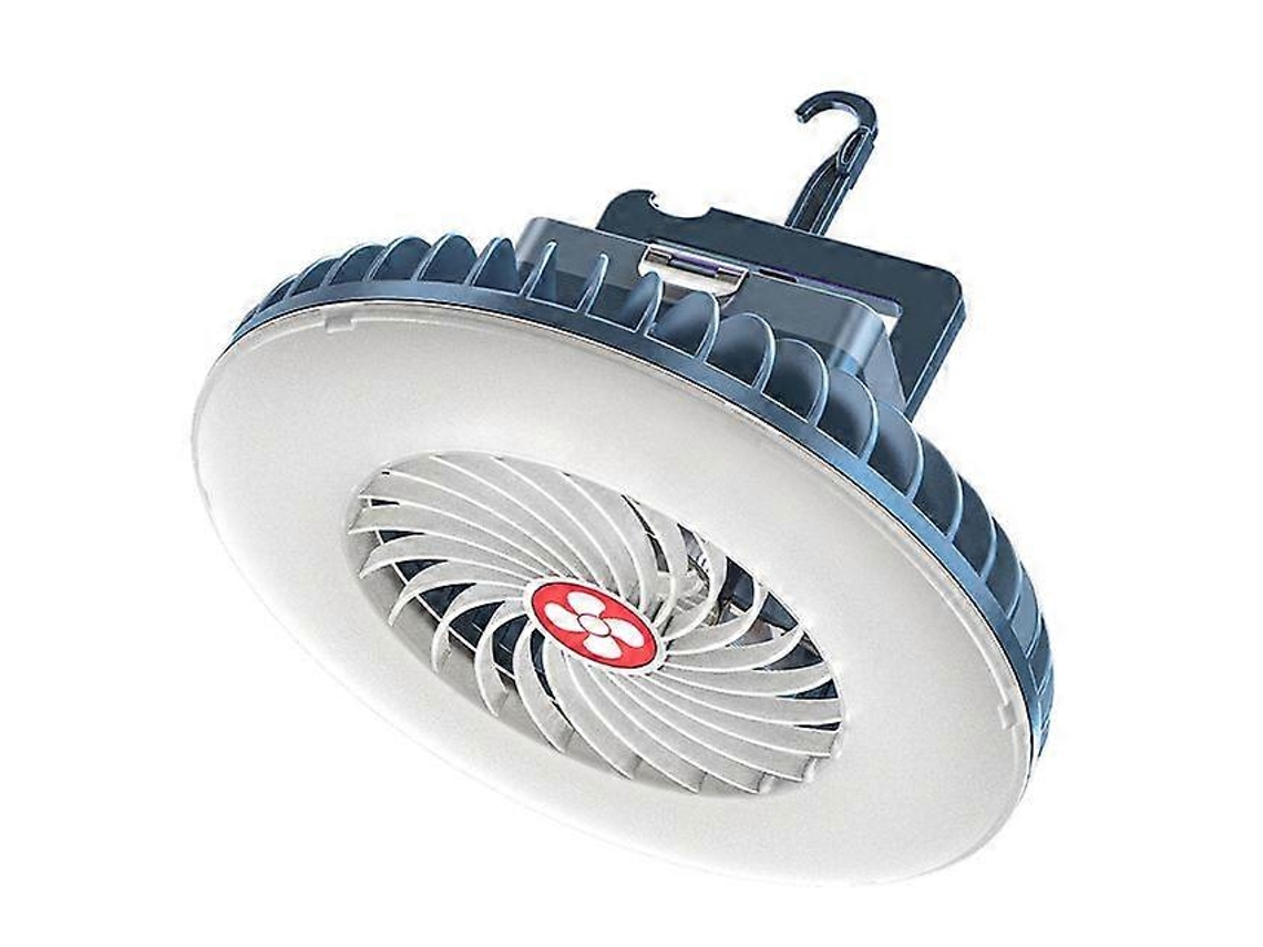 Ventilador Multifuncional Led 2 Em 1, Recarregável, Portátil, Para Acampamento Olysi Shop