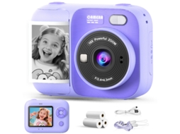 Câmara Instantânea, Câmera De Impressão Térmica, Zoom De 16x, Tela De 2,4 Polegadas (roxa) Cuich