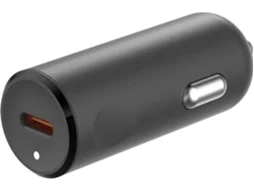 Carregador Auto KUBO Usb-C (Outlet Grade A - 20W - Preto)