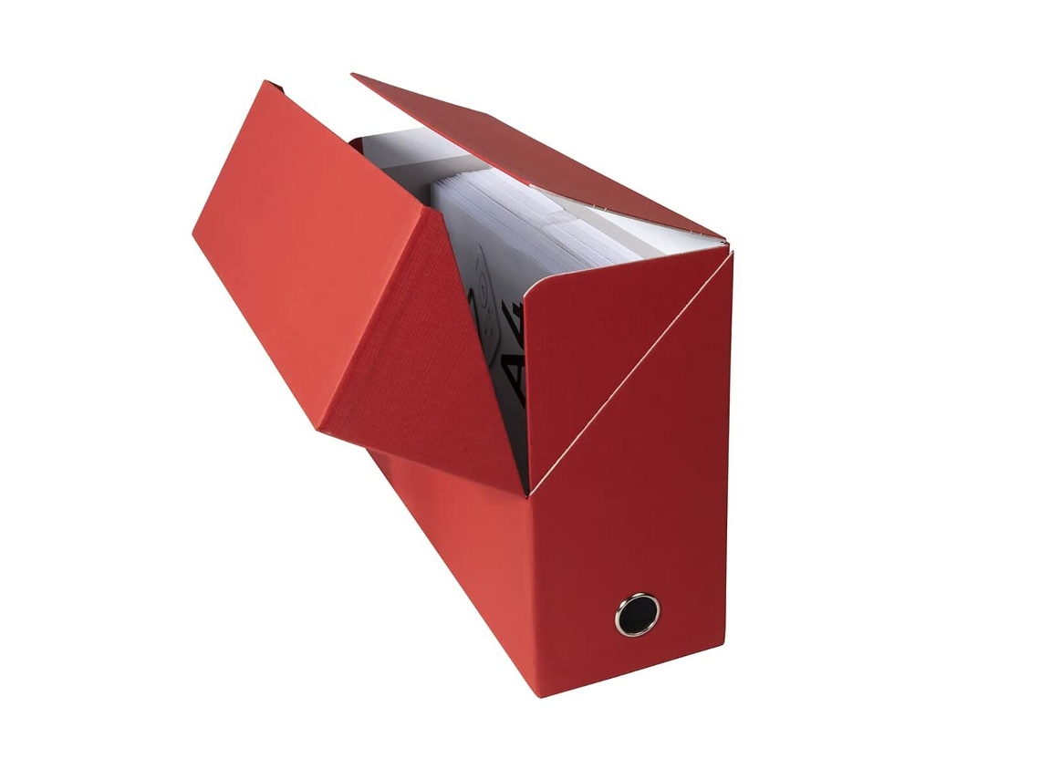 Caixa de Arquivo Exacompta Vermelho A4 25,5 X 34 Cm