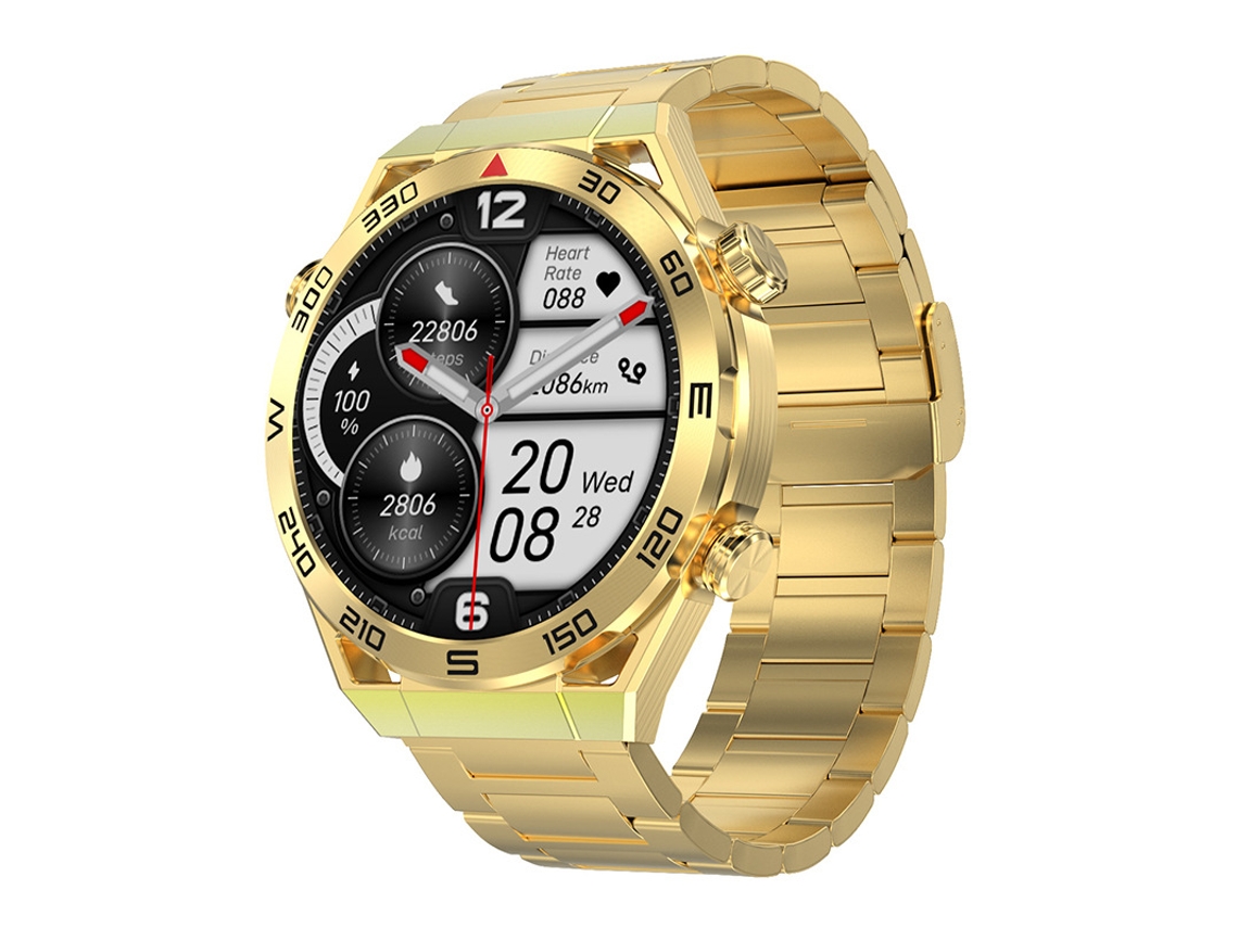 Smart Watch Assistente de Voz Ouro GODTVAGT