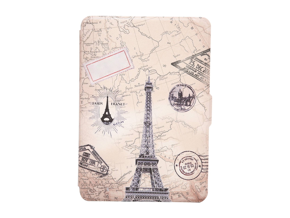 Capa De E-book, Proteção Pintada, Material De Couro Pu, Adequada Para Kindle Paperwhite 1/2/3 No Modo Sub.