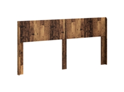 Conjunto 1 Cabeceira Vidaxl Castanho Derivados De Madeira (200 Cm)