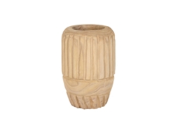 Vaso Home Esprit Natural Madeira De Paulónia 29 X 29 X 42 Cm