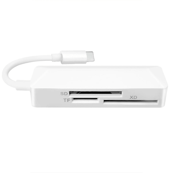 Leitor de Cartão Usb c Tf Sd Xd 3 em 1 para Notebook, Celular e Tablet AQUAFORGE