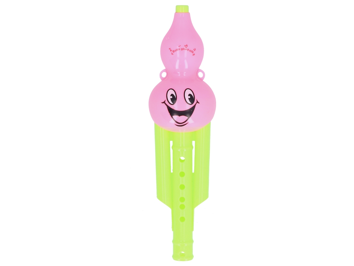 Flauta Brinquedo Infantil Musical Instrumento Presente Criança Menina Verde Pink