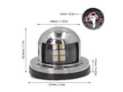 Lâmpada Solar Para Parede (iluminação Externa, Segurança)