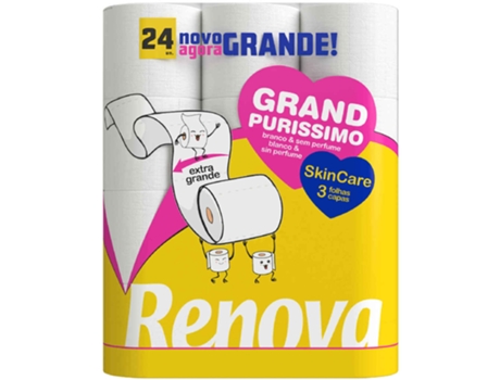 Papel Higiênico 3 Folhas Grand Purissímo Renova