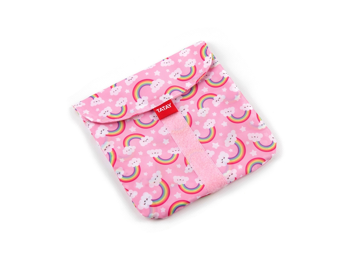 Porta Sandes Textil Reutilizável E Impermeável TATAY Arco Iris