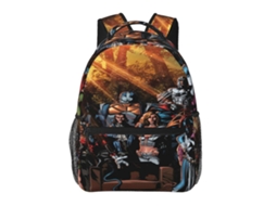 Mochila De Estudante X Men E117, Durável E Leve, Com Alça De Ombro Impermeável E Respirável. Olysi Shop
