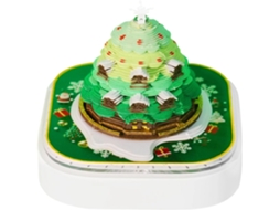 Calendário Time Coin 2026, Planejador De Mesa 3d Com Iluminação, Decorativo Em Formato De Árvore De Natal
