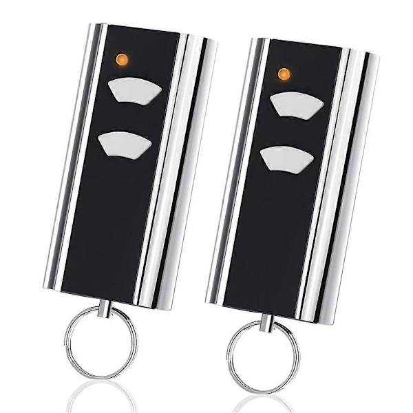 Conjunto De 2 Controles Remotos Para Porta Garagem, Substitutos Para O Transmissor Portátil Rcu 433-2k De 433,92 Mhz