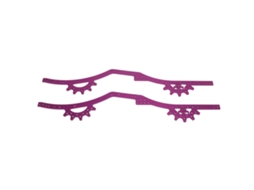 Estrutura De Chassi De Rc Em Liga De Alumínio Ajustável Para Axial Scx10 Ii Carro Rc 1/10 Roxo