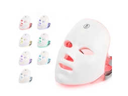 Máscara Facial Recarregável com Terapia de Luz Led de 7 Cores MDUG