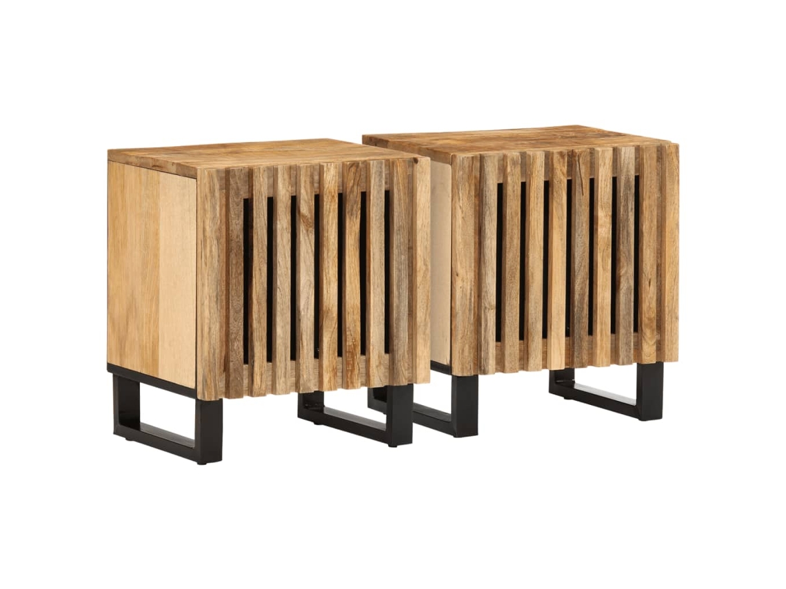 Bedside Cabinet, Bedside Cabinets Vidaxl Marrom Madeira (n/a)