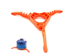 Suporte Estável para Canister de Combustível Camping
