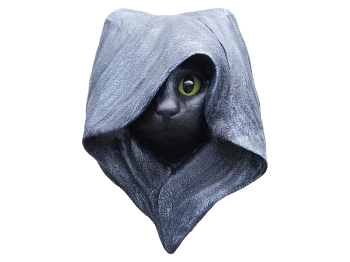 Placa de parede com gato coroado, resina LAXISCREED