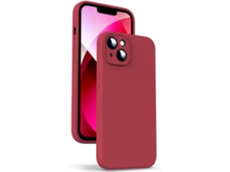 Capa Câmera Proteção Antiimpressão Digital Carregamento Sem para iPhone 13 Mini HONGWE. Vermelho