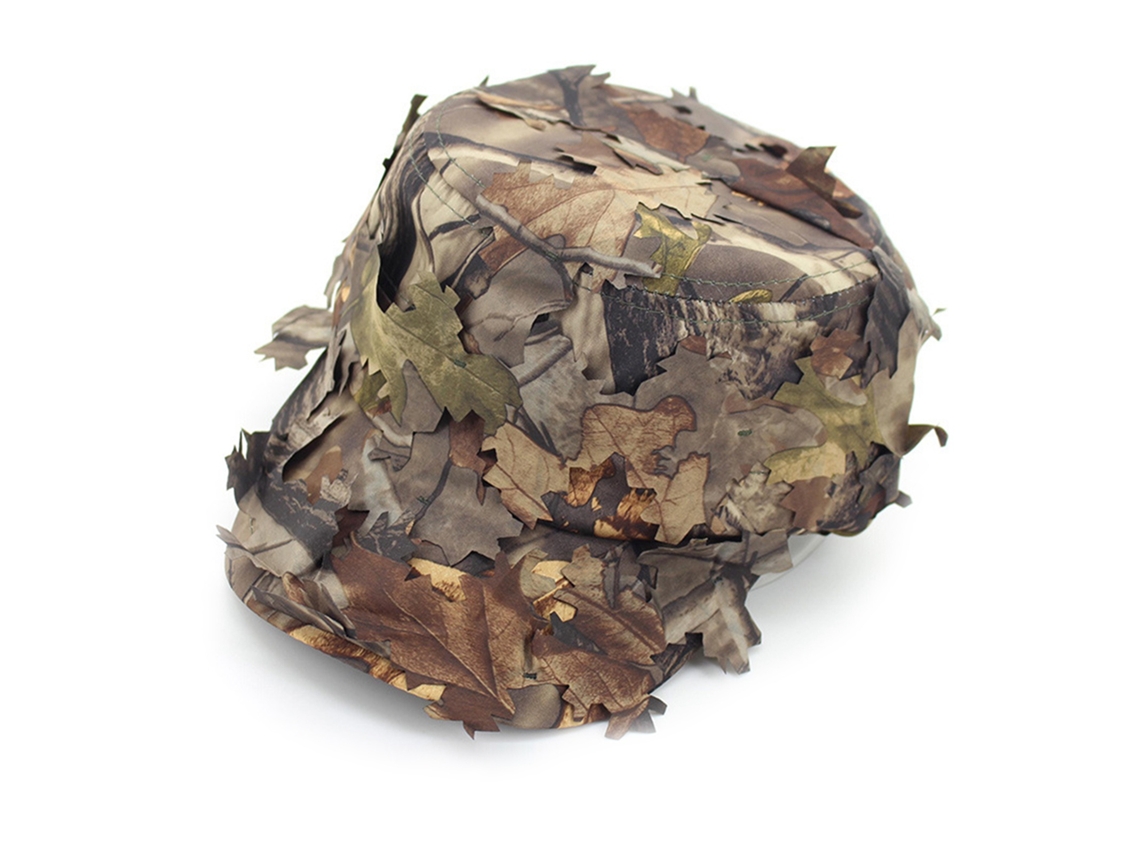 Gorra Camuflagem Militar com Impressão de Folha | S/MARCA