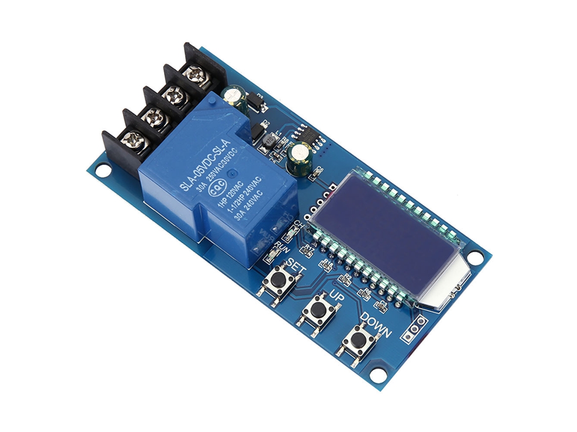 Laxiscreed Módulo De Controle De Carregamento De Bateria 6-60v Com Display Lcd