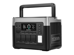 Gerador Solar Portátil OUKITEL P1500e Plus 1536Wh Lifepo4, 1800W, com Painel 100W