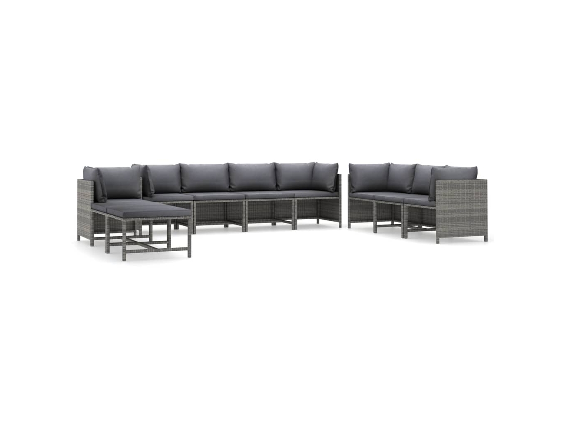 Garden Lounge Set, Garden Lounge Sets Vidaxl Cinzeto Rattan / Vime (n/a)