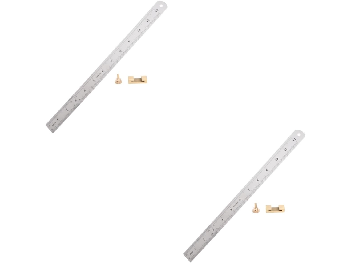 Conjunto De 2 Réguas Para Marcenaria Com