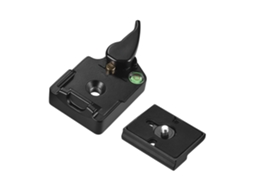 Placa De Liberação Rápida 1/4 E Abraçadeira Para Cabeça De Tripé, Adaptador Qr