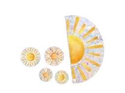 Película Multicolorida Para Decoração De Janelas, Sem Cola, 2 Folhas A