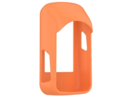 Capa protetora BRILVIBERA para Wahoo Elemnt Bolt V2, silicone leve, laranja