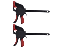 Yuru 2pcs Conjunto de Garras F Automáticas Trilha Rápida de uma Mão Aço Carbono 45 Pa6 Nylon para Carpintaria