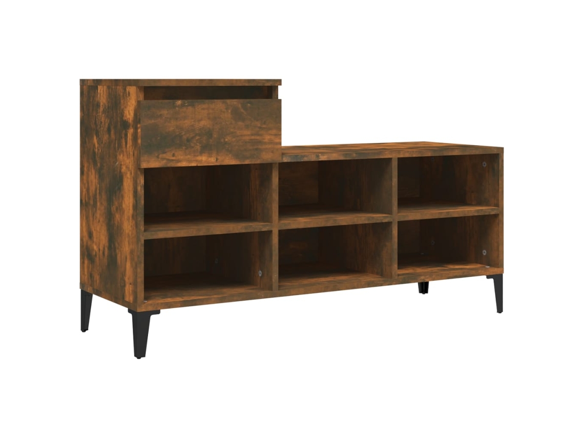 Sapateira MAISON EXCLUSIVE Derivados Madeira Carvalho Fumado (102x36x60 cm)