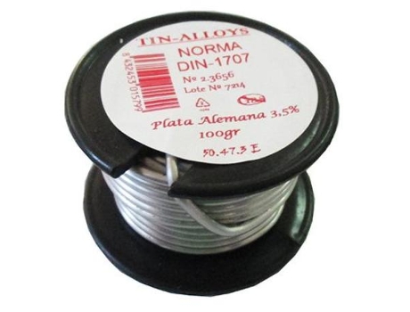 Estaño plata 3,5% 100gr.2 mm. 1707 rollo