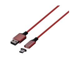 Cabo Magnético 3M KONIX Xbox Series X Vermelho
