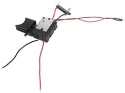 Interruptor De Disparo Elétrico Com Botão Controle Velocidade, Construção Em Plástico E Metal, Cc 7, 2-24v, Faixa De