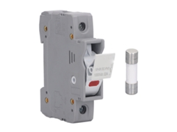 Porta Fusível Dc 1p 32a Din Rail 20a 10x38mm para Fotovoltaica 1000vdc | S/MARCA