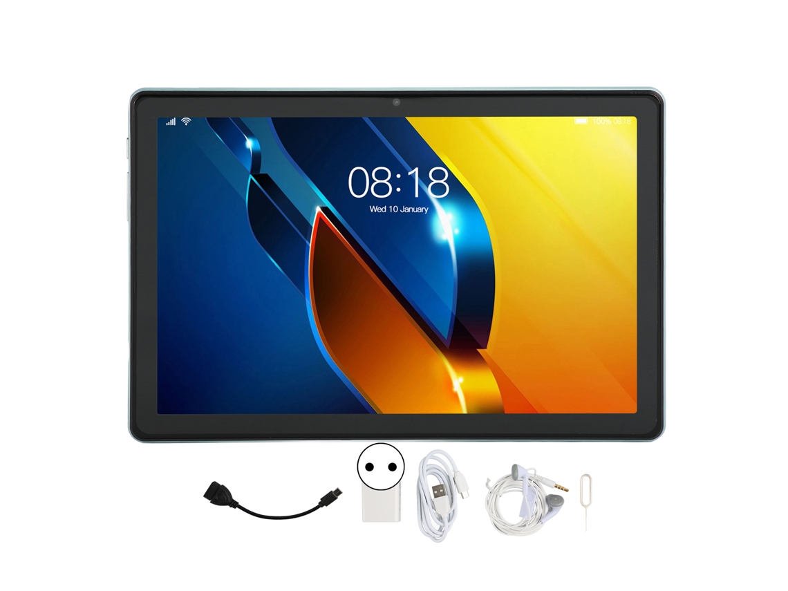 Tablet (5g Wifi Chamável) 10 Polegadas Android 11 6gb+128gb Front...