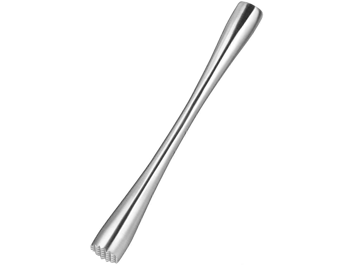 Socador De Coquetéis Em Aço Inoxidável De 26 Cm Com Cabo Ergonômico Para Frutas, Especiarias E Gelo.