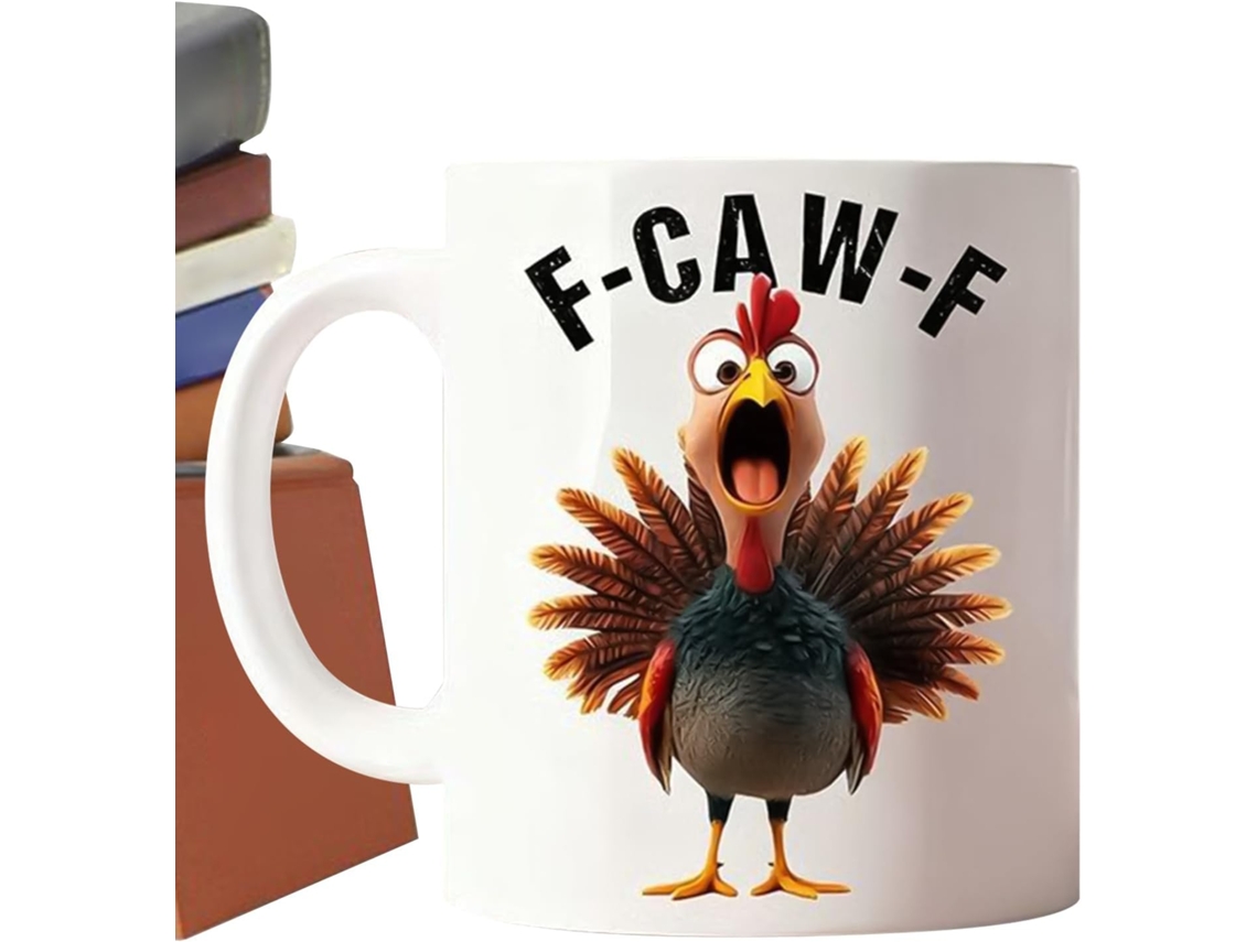 Caneca Galo | Caneca De Cerâmica 350ml Com Tema De Fazenda Caneca Fofa De Fazenda | Para Halloween Gokoco