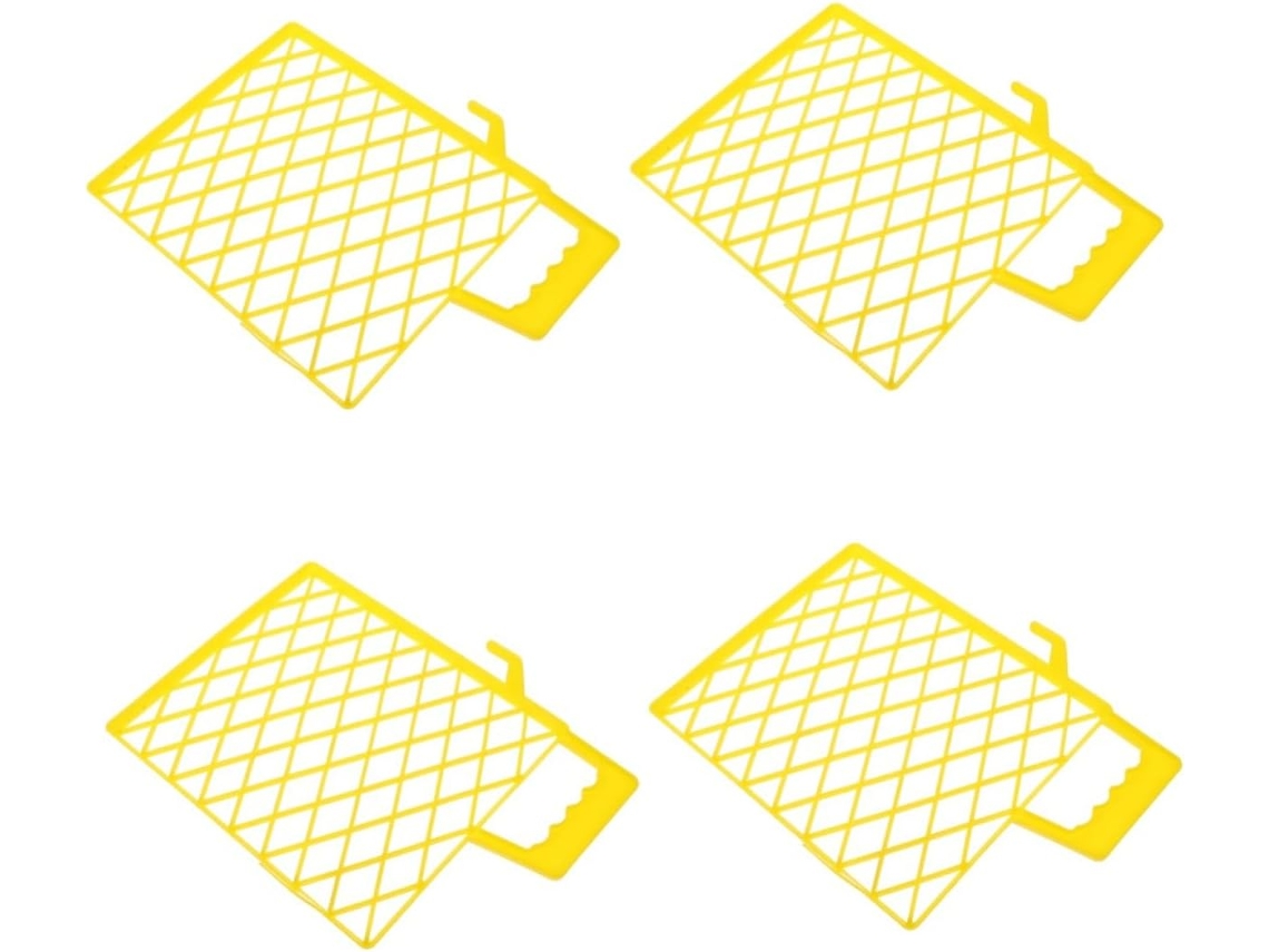 Paleta De Pintura De Plástico Com 4 Peças E Filtro De Malha, Ideal Para Aplicação.
