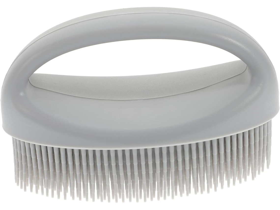 Lurelia Acessório De Duche Com Escova De Silicone Para Banho, Massagem Suave E Portátil